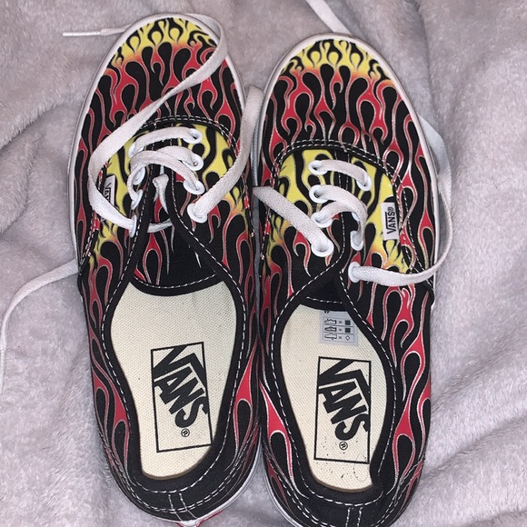 Flames Mash Up Vans - Picture 5 of 8